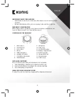 Предварительный просмотр 2 страницы Konig HAV-SR42 Manual