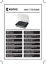 Preview for 1 page of Konig HAV-TT20USB Manual