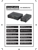 Konig KN-HDMIREP25 User Manual preview