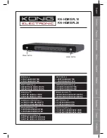 Konig KN-HDMISPL10 Manual preview