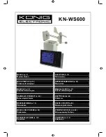 Предварительный просмотр 1 страницы Konig KN-WS600 Manual