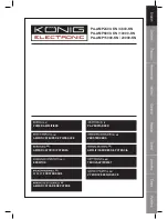 Konig PA-AMP10000-KN Manual preview