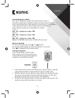 Предварительный просмотр 3 страницы Konig SAS-AED10 Manual