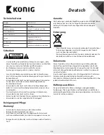 Preview for 11 page of Konig SAS-CARCAM10 User Manual