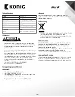 Preview for 29 page of Konig SAS-CARCAM10 User Manual