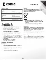 Preview for 32 page of Konig SAS-CARCAM10 User Manual