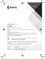 Предварительный просмотр 57 страницы Konig SAS-DVRPEN11 User Manual