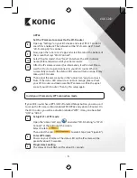 Preview for 5 page of Konig SAS-IPCAM110B Manual