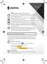 Preview for 5 page of Konig SAS-IPCAM115 Manual