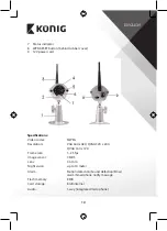 Предварительный просмотр 10 страницы Konig SAS-IPCAM115 Manual