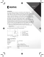 Предварительный просмотр 2 страницы Konig SAS-TRANS30 Manual