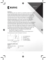 Предварительный просмотр 8 страницы Konig SAS-TRANS30 Manual