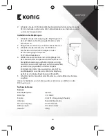 Предварительный просмотр 10 страницы Konig SAS-TRANS40 Manual