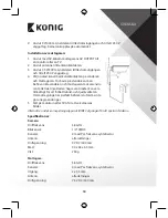 Предварительный просмотр 50 страницы Konig SAS-TRANS40 Manual