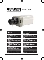 Preview for 1 page of Konig SEC-CAM250 Manual