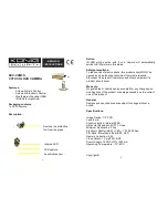 Konig SEC-CAM31+ Instructions Manual preview