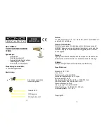 Preview for 8 page of Konig SEC-CAM31+ Instructions Manual