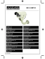 Konig SEC-CAM735 Manual preview