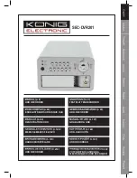 Konig SEC-DVR201 Manual предпросмотр