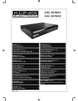 Предварительный просмотр 1 страницы Konig SEC-DVR404 Manual