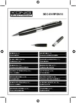 Предварительный просмотр 1 страницы Konig SEC-DVRPEN10 Manual