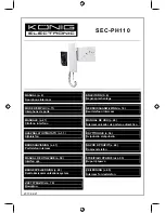 Konig SEC-PH110 Manual предпросмотр