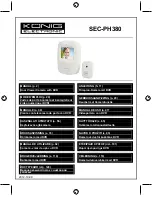 Konig SEC-PH380 Manual preview