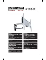 Предварительный просмотр 1 страницы Konig TVS-KN-FSB100B Manual