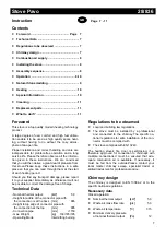 Предварительный просмотр 7 страницы Konigshutte Pavo 28/836 Instruction Manual