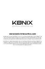 Preview for 12 page of Konix 3328170242622 User Manual