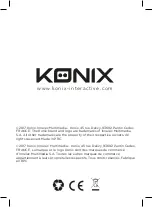 Preview for 20 page of Konix 3328170262460 User Manual