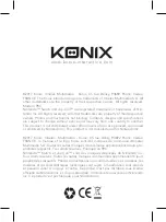 Preview for 12 page of Konix 3328170265072 User Manual