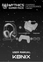 Preview for 1 page of Konix 3328170278164 User Manual