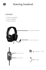 Предварительный просмотр 2 страницы Konix 3328170279611 User Manual