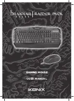 Konix Drakkar Raider User Manual preview