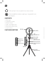 Preview for 4 page of Konix Geek Star Quartz Ring Light User Manual