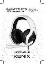 Konix Mythics Hyperion PS5 User Manual предпросмотр