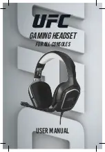 Konix UFC GAMING HEADSET User Manual preview