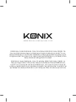 Предварительный просмотр 8 страницы Konix Uni k Be Funky User Manual