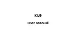 KONKA TELECOMMUNICATIONS KU9 User Manual preview