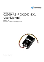 Предварительный просмотр 1 страницы KonNad C2000-A1-PDX2000-BX1 User Manual