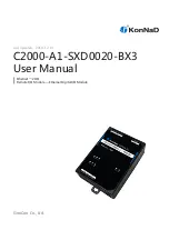 KonNad C2000-A1-SXD0020-BX3 User Manual preview