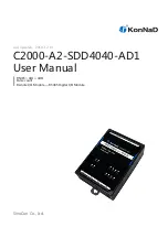 KonNad C2000-A2-SDD4040-AD1 User Manual предпросмотр