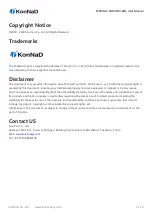 Preview for 3 page of KonNad C2000-A2-SDD4040-AD1 User Manual