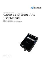 KonNad C2000-B1-SFE0101-AA1 User Manual предпросмотр