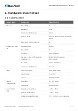 Preview for 5 page of KonNad C2000-B1-SHE0101-AA1 User Manual