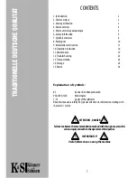 Предварительный просмотр 2 страницы Könner & Söhnen KS 13HP-1350BG Owner'S Manual