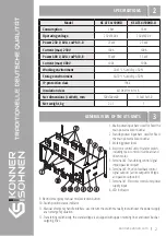 Предварительный просмотр 3 страницы Könner & Söhnen KS ATS 4/100HD Manual