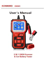 Предварительный просмотр 1 страницы Konnwei KW681 User Manual