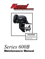 KONRAD Series 600B Maintenance Manual предпросмотр